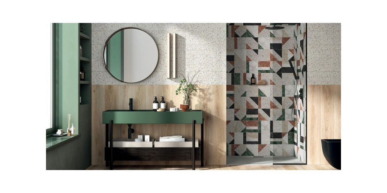 Mix & Match: abbinare diversi effetti del gres per pavimenti unici