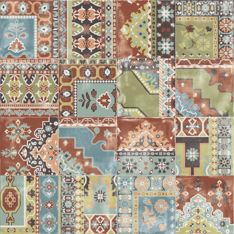 Abk Play Carpet Mix Multicolor 20X20 - 60003351