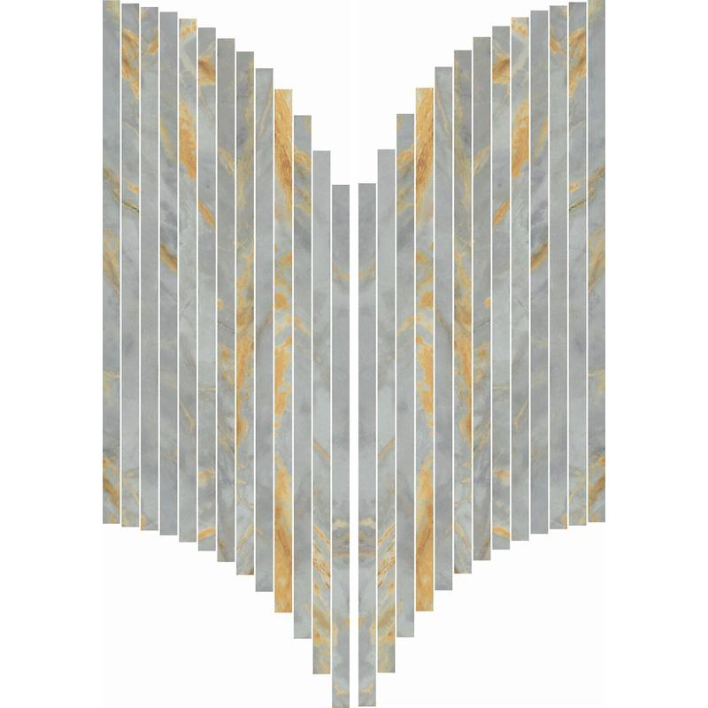 Mosaïque Abk Sensi Signoria Ventaglio Grigio Siena Lpp 28X60 - PF60009150