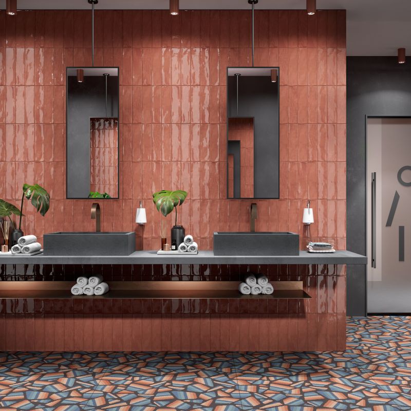 Abk Wide & Style Fl.Shard Coral 120X120 - 60006105