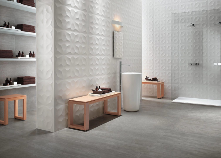 Atlas Concorde 3D Wall Design Diamond White Matt 40X80 - 8DDI
