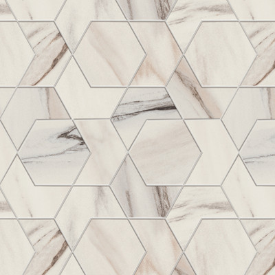 Mosaïque Atlas Concorde Marvel Dream Bianco Fantastico Hex Lapp. 25.4X29.6 - AOVY