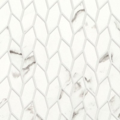 Mosaïque Atlas Concorde Marvel Shine Statuario Supremo Twist Silk 30.5X30.5 - A4WQ