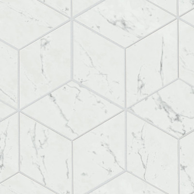Mosaïque Atlas Concorde Marvel Stone Carrara Pure Esagono Lapp. 30X35 - AS2J