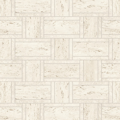 Mosaïque Atlas Concorde Marvel Travertine White Basketweave 35X46.8 - AF9M