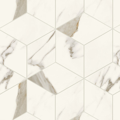 Mosaïque Atlas Concorde Marvel X Calacatta Sublime Esagono Silk 30X35 - AF8M