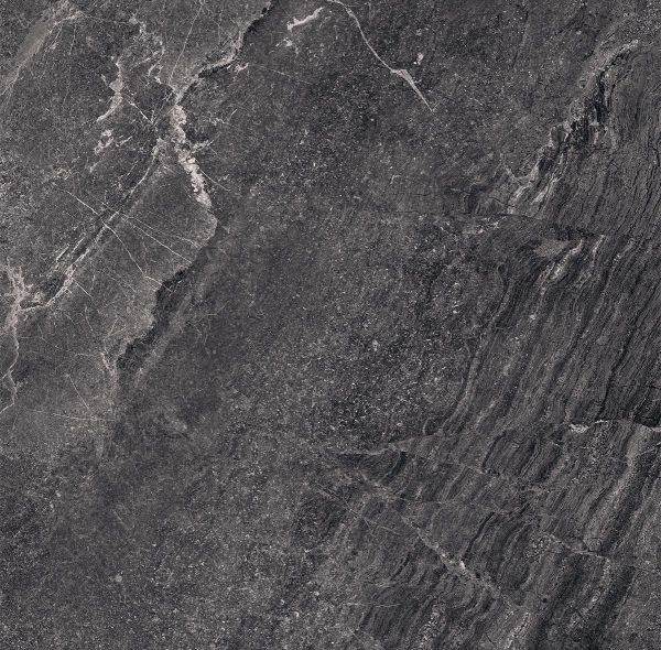 Carrelage Porcelaine Effet Pierre de Jérusalem Anthracite Antidérapant 60X60 - Eaae218