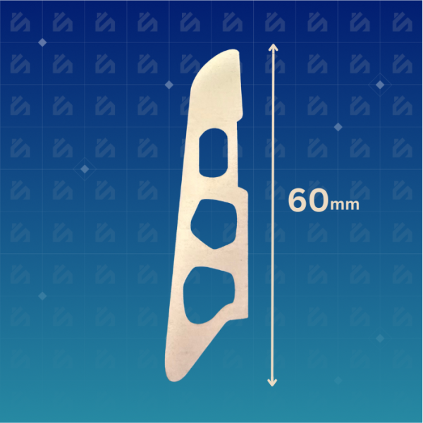 Plinthe en PVC recouverte d'un film coordonné 2,4lm - 10 pz (8kg)