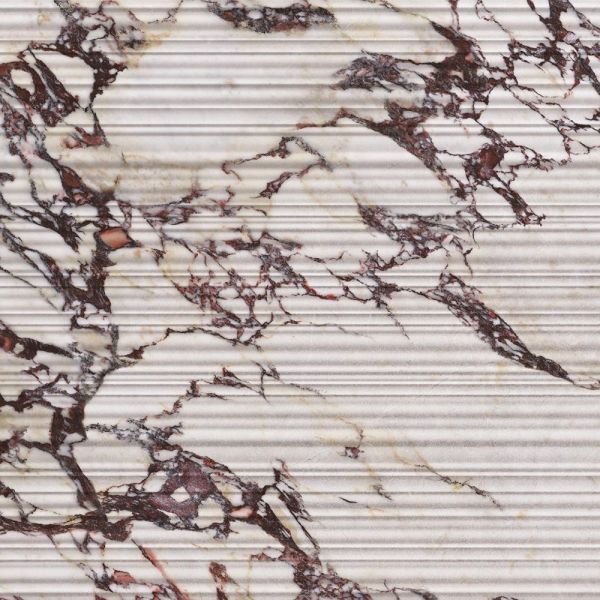 Revêtement en Grès Cérame Effet Calacatta Violet Mat Rt 60x120 - ECVF1551