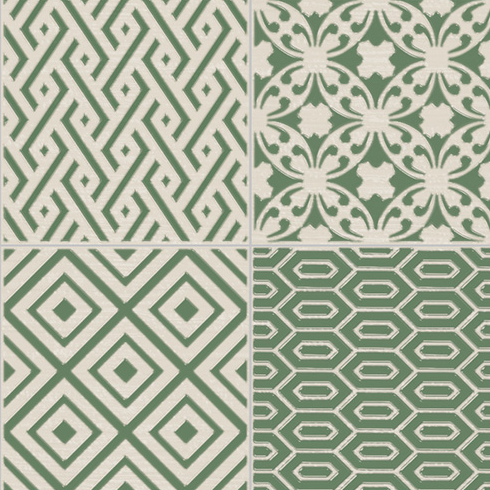 Elios Clay Pattern Emerald 10X10 - 00G1D60