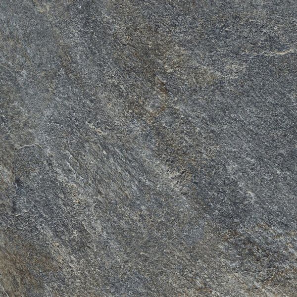 Carrelage Porcelaine Effet Pierre Gris Foncé 20mm R11 60X120 - Erea1207