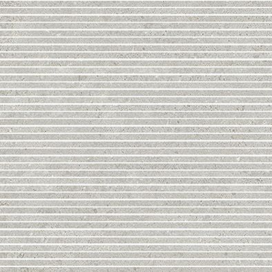 Carrelage mural en porcelaine effet béton rayé gris perle 20x120 - EW8006