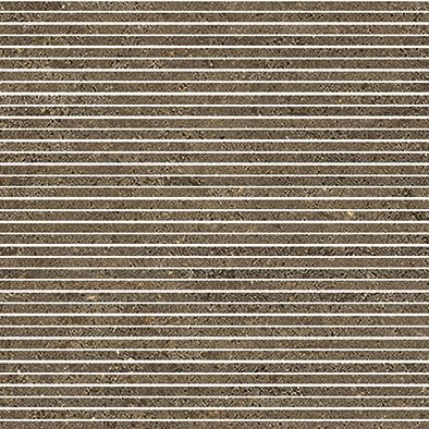Carrelage mural en porcelaine effet béton rayé marron 20x120 - EW8010