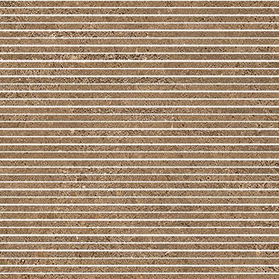 Carrelage mural en porcelaine effet béton rayé marron clair 20x120 - EW8012