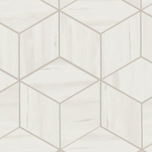 Mosaïque Atlas Concorde Marvel Stone Bianco Dolomite Esagono Lapp. 30X35 - AS2G