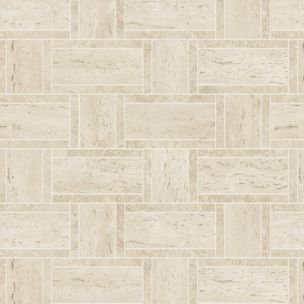 Mosaïque Atlas Concorde Marvel Travertine Pearl Basketweave 35X46.8 - AF9O