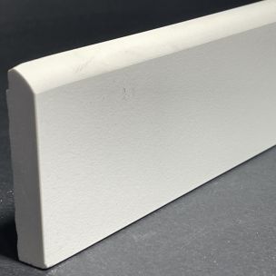 Plinthe En Porcelaine Blanc Nat H.7cm X L.74,8cm