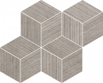 Mosaic Caesar Keymood Hexa-Stripes Smoke 38x47 - AGTQ