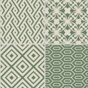 Elios Clay Pattern Emerald 10X10 - 00G1D60