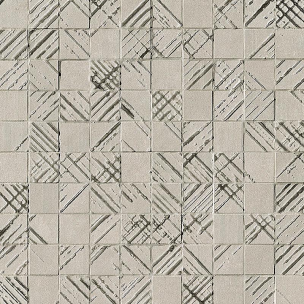 Mosaic Fap Bloom Metal Grey Silver 30.5X30.5 - fOY2