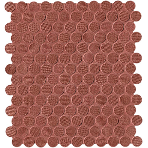 Mosaic Fap Color Line Copper Marsala Round 29.5X32.5 - fNML