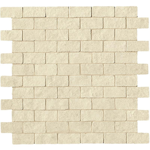 Mosaic Fap Lumina Stone Beige Brick Anticato 30.5X30.5 - fOMJ