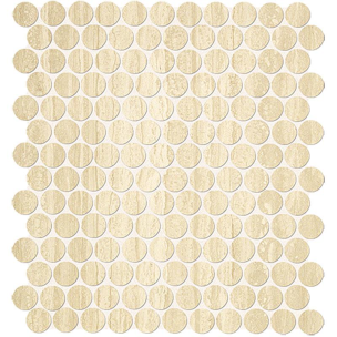 Mosaic Fap Roma Round Travertino 29.5X32.5 - fLTT