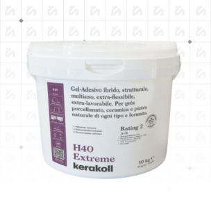 Kerakoll H40 Extreme White C2 - Adhésif pour Carrelage (10kg sac)