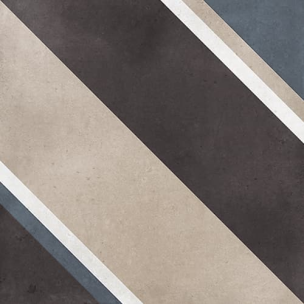 La Fabbrica Ava Small Trend Diagonal Black 10X10 - 180233