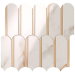Mosaic Fap Roma Gold Calacatta Oro / Onice Miele Archs 28.2X31 - fQKO