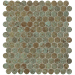 Mosaic Fap Sheer Deco Rust Round 29.5X32.5 - fPDJ