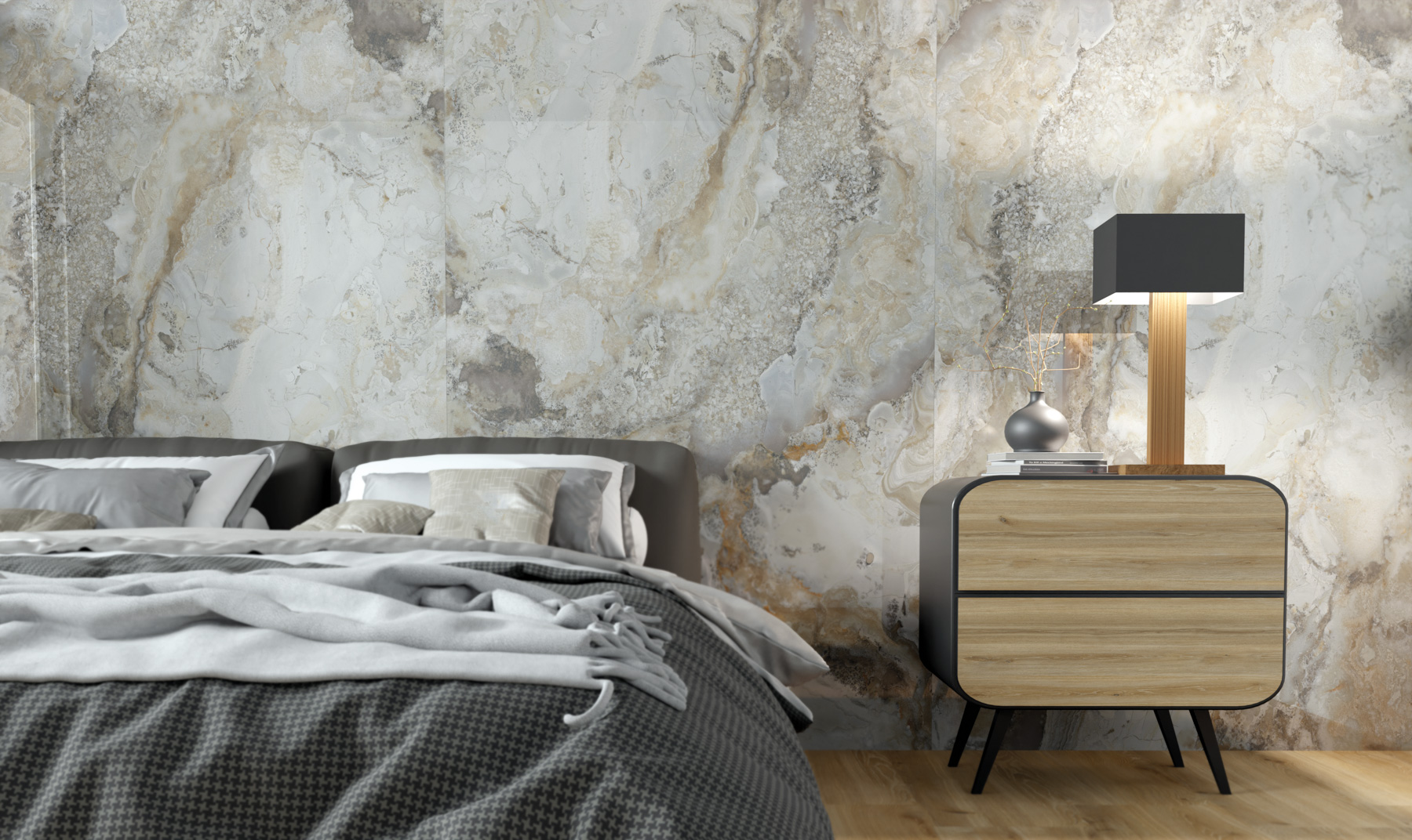 Carrelage Porcelaine Effet Marbre Mat Nuvolato 60X120 - Eamc202