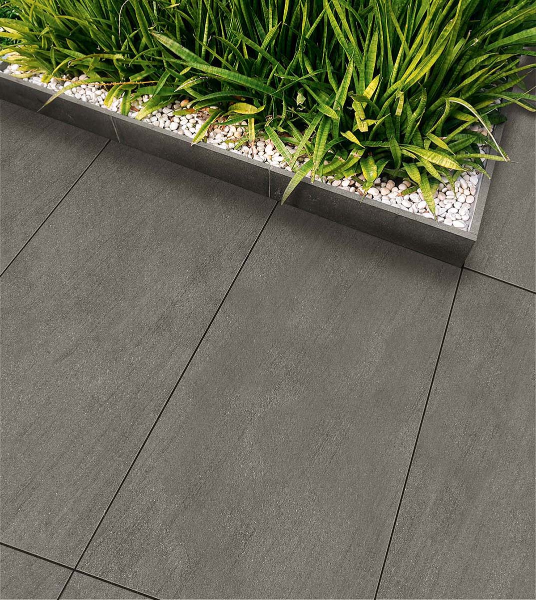 Carrelage Porcelaine Effet Pierre Basaltina Noir 20mm R11 Rt 60x120 - EBPO1576
