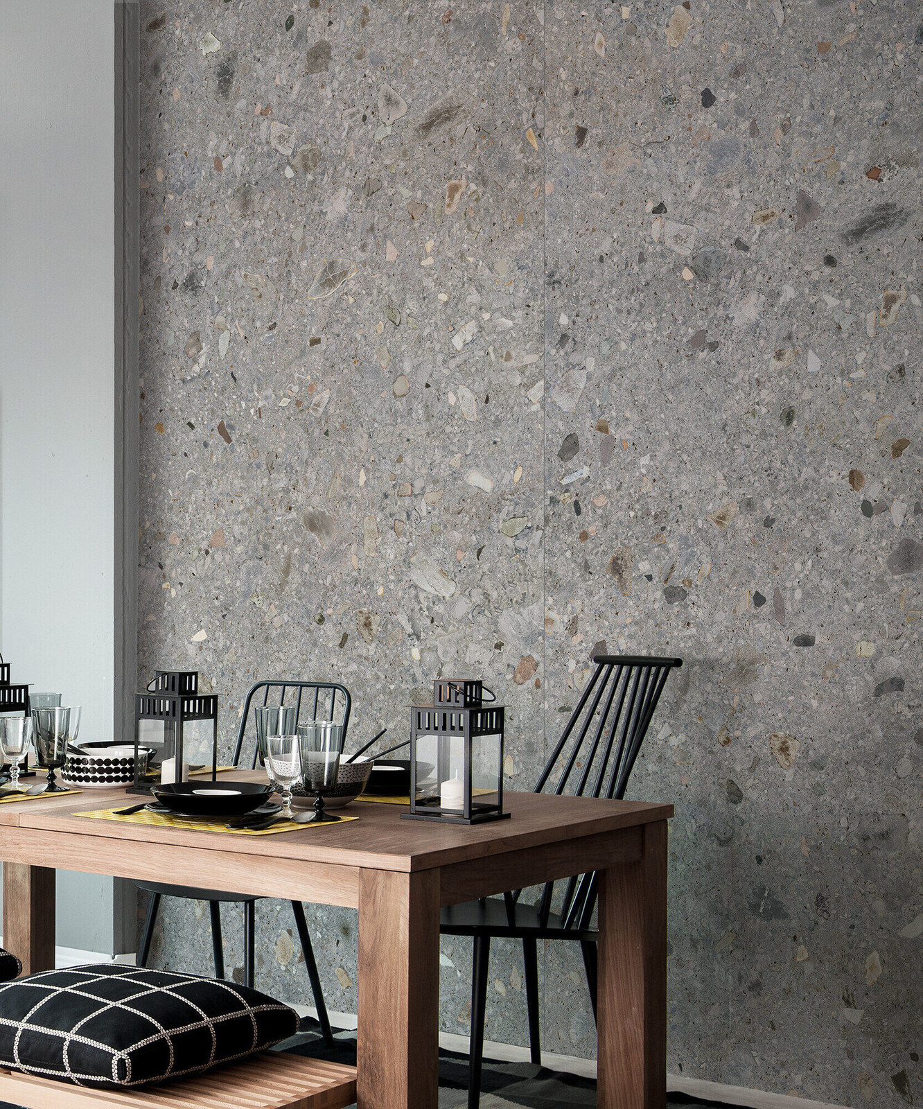 Carrelage Grès cérame Effet Pierre Ceppo Di Gre' Gris Clair Mat 60X60 - Ecgm1012