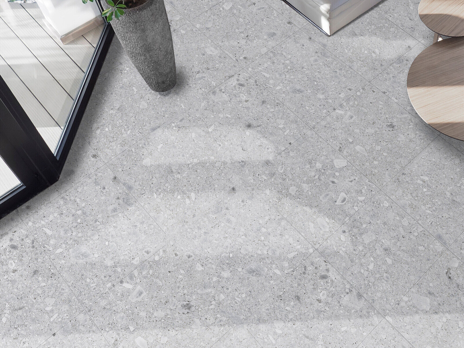 Carrelage Cérame Effet Pierre Ceppo Di Gre' Blanc Mat 60X60 - Ecgw1008