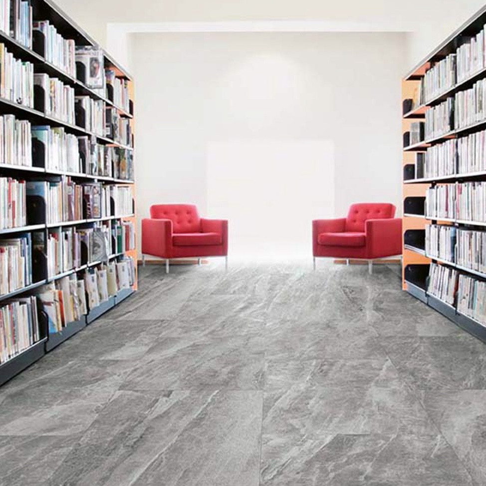 Carrelage Porcelaine Effet Marbre Raffiné Gris Mat 60X120 - Ecpo809