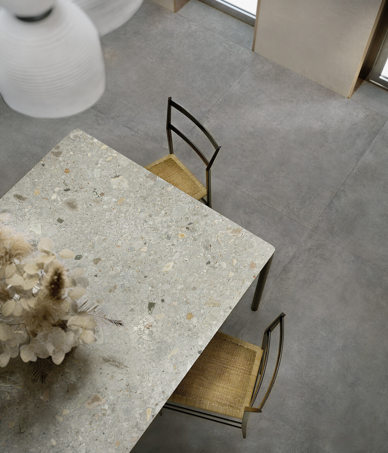 Carrelage Porcelaine Effet Béton Moderne Antidérapant Gris Foncé 60X60 - Ecsm414