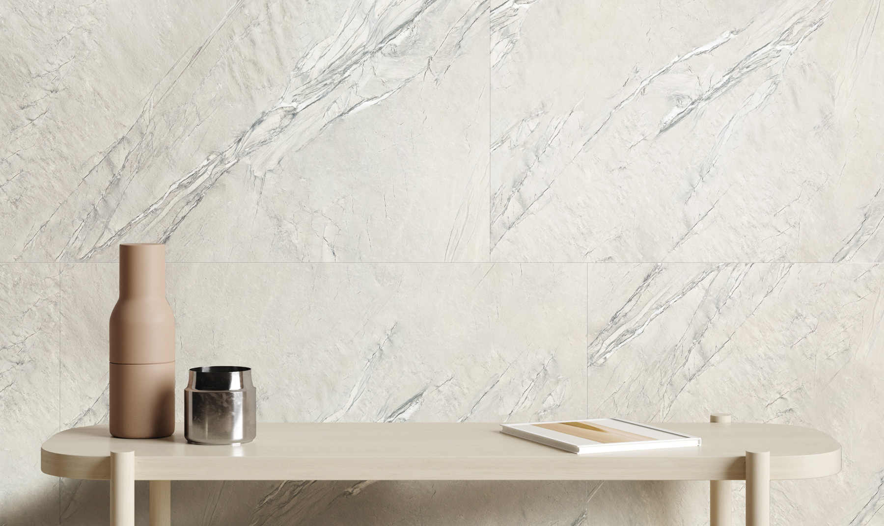 Carrelage Porcelaine Effet Grès Blanc Mat 30X60 - Ecwe992