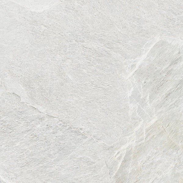 Carreau de porcelaine effet pierre antidérapant Deluxe blanc 60x60 - EGDE1592