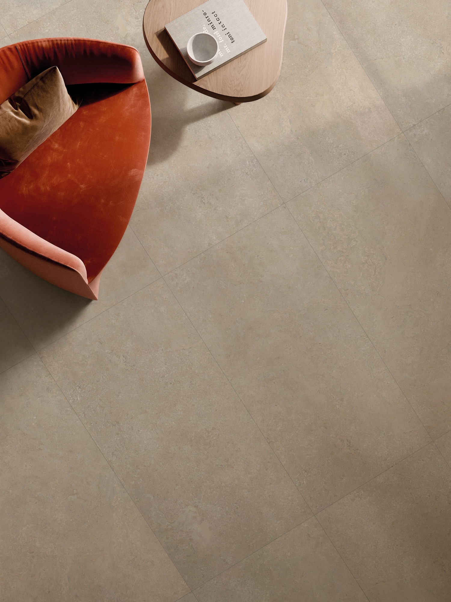 Carrelage Porcelaine Effet Pierre Naturelle Moderne Antidérapant Beige 120x120 - EHCR1628