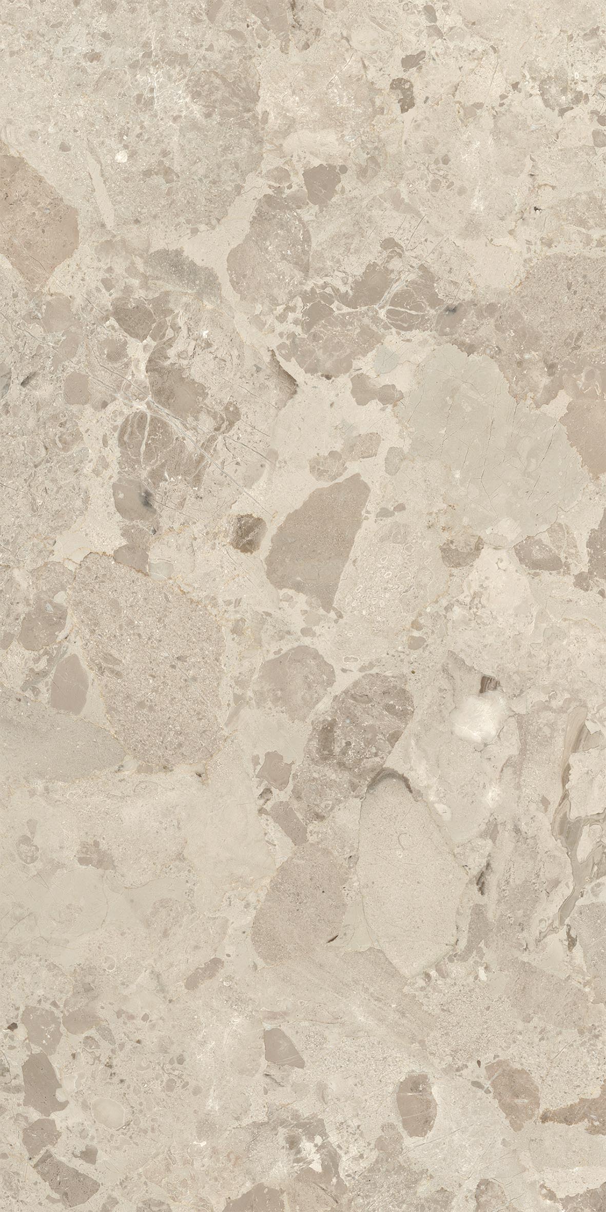 Carrelage extérieur en grès cérame effet pierre moderne Ceppo di Gré 20 mm beige 60 x 120 mm - EO7008