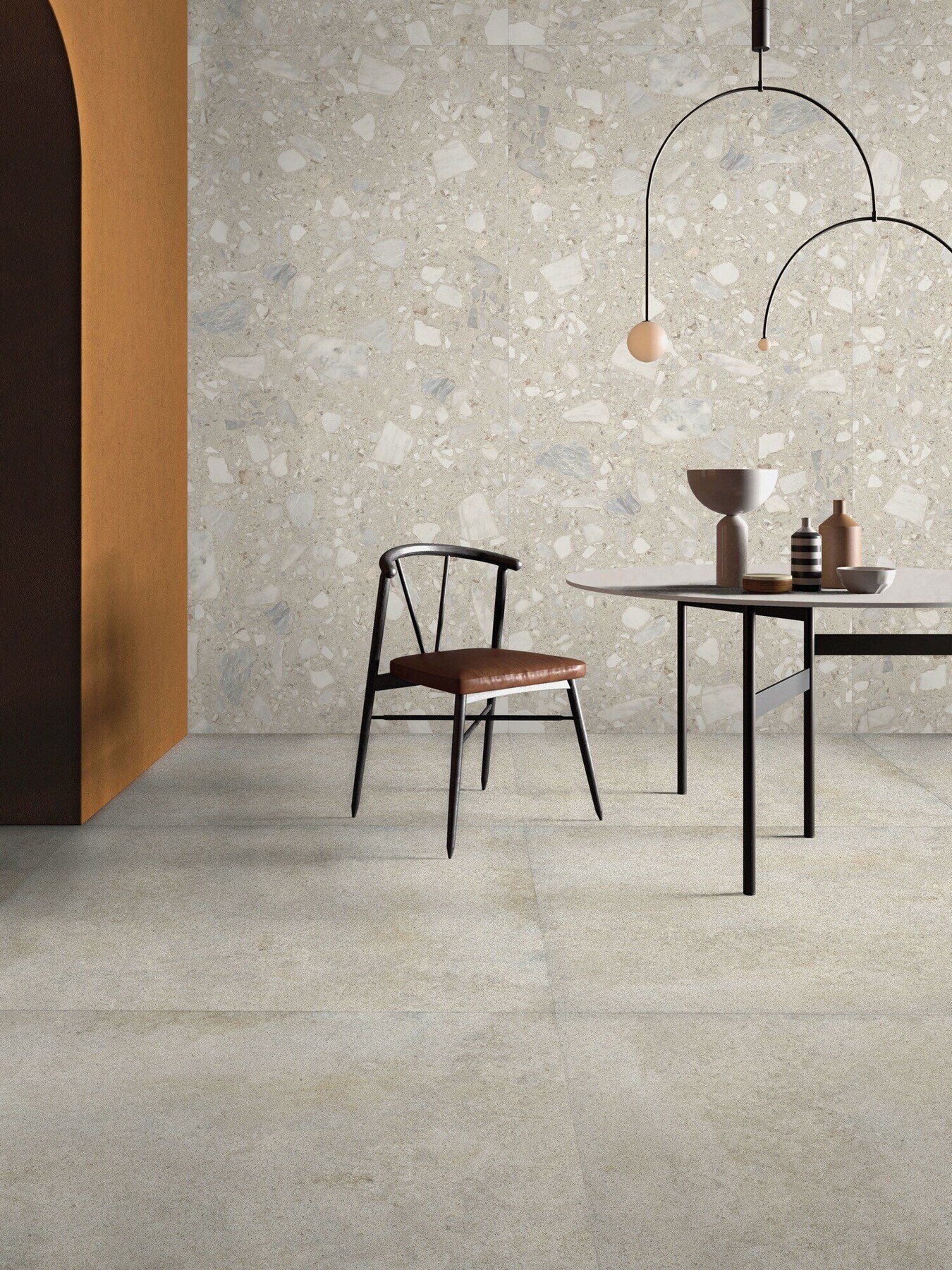 Grès Cérame Effet Pierre Classic Ceppo di Gré Ivoire 60x60 - EI6085