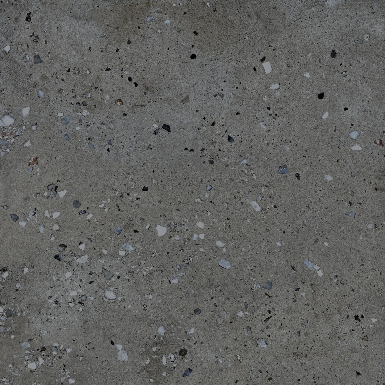 Carreau de porcelaine effet pierre terrazzo noir 60x60 - EI6090