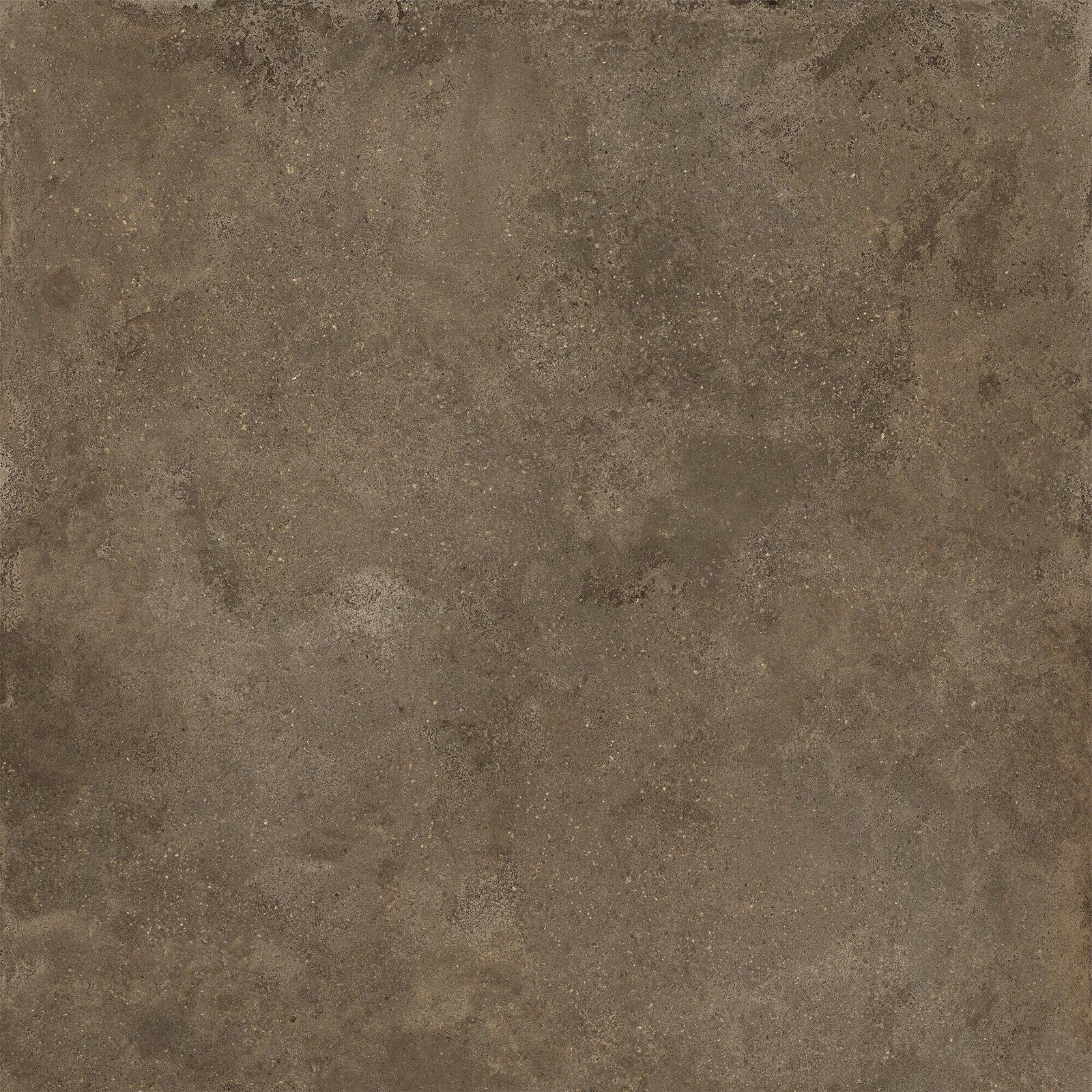 Carrelage de sol en porcelaine effet béton, marron foncé, 120 x 120 cm - EI6101