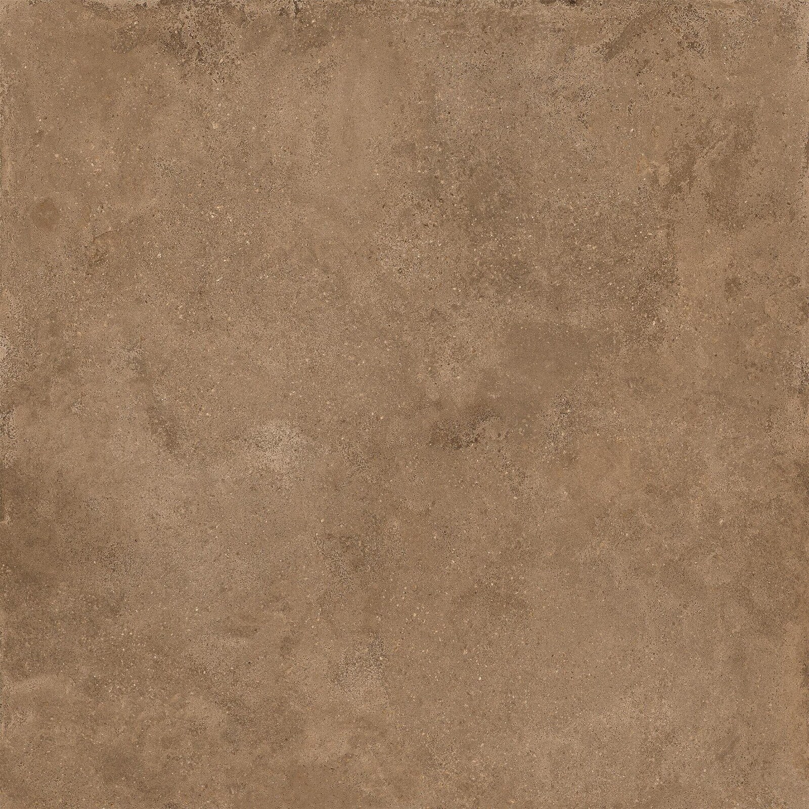 Grès cérame effet béton, brun, 120x120 cm - EI6103