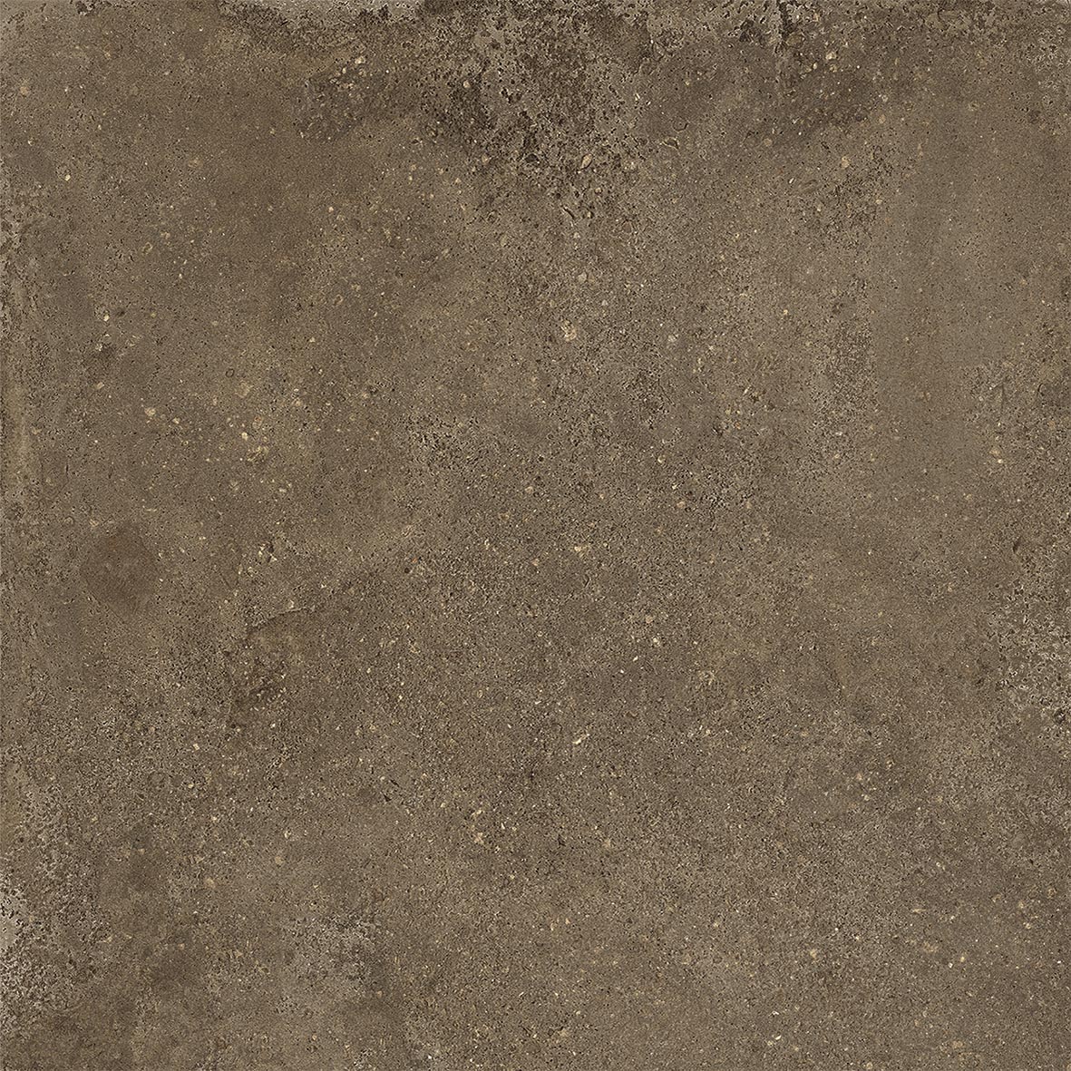 Grès cérame effet béton, brun foncé, 60 x 60 cm - EI6135