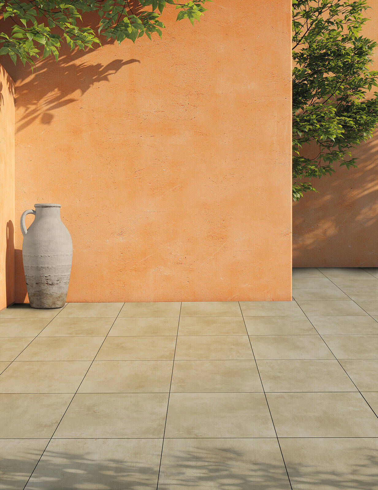 Carrelage Grès cérame Antidérapant Effet Résine Ivoire 60X120 - Elcm065