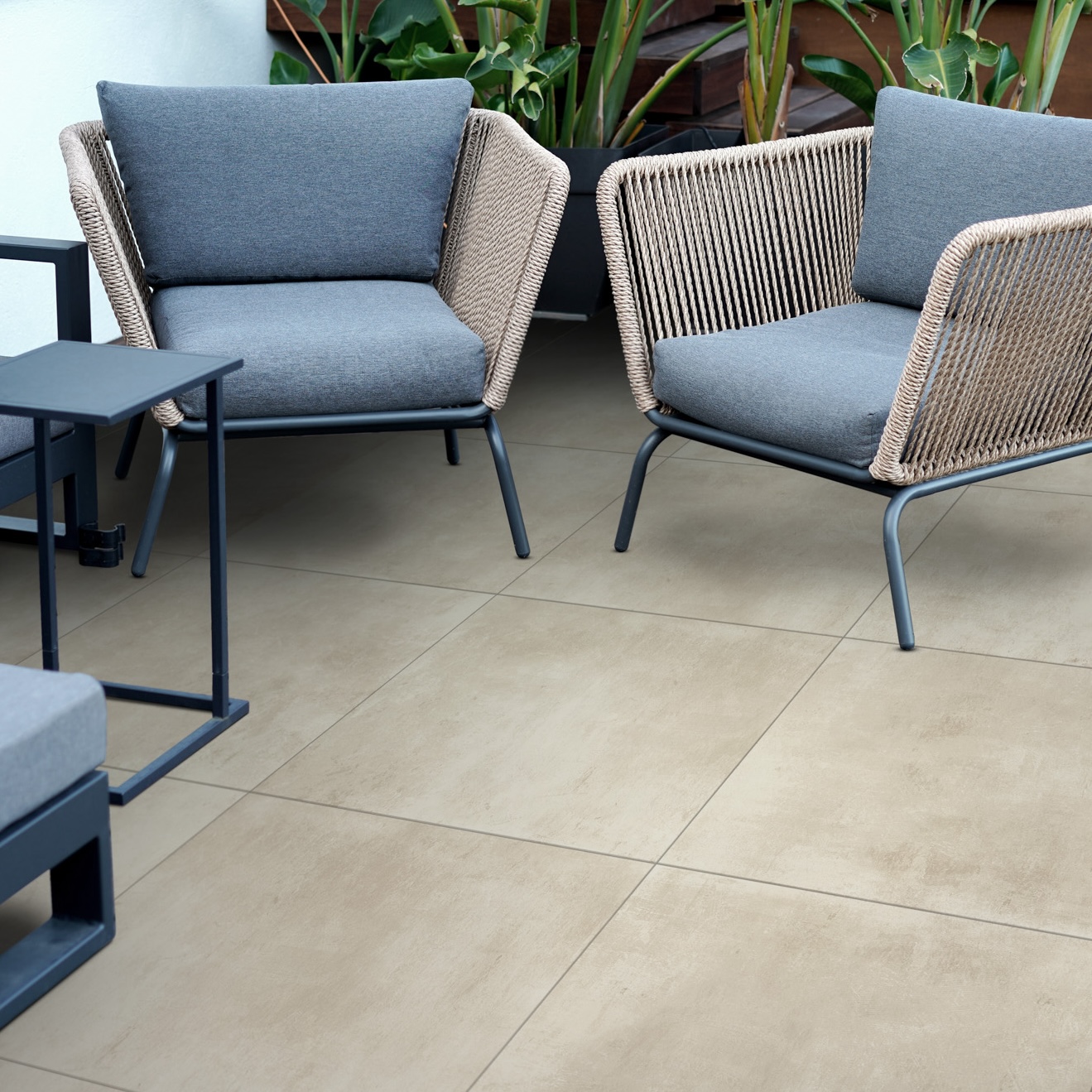 Carrelage Grès cérame Antidérapant Effet Résine Ivoire 60X120 - Elcm065