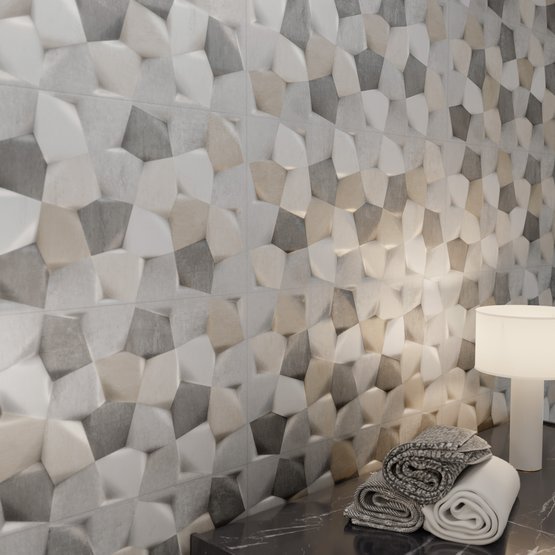 Revêtement en Grès Cérame Décoré Multicolore Mat Rt 30x60 - ELGU1699