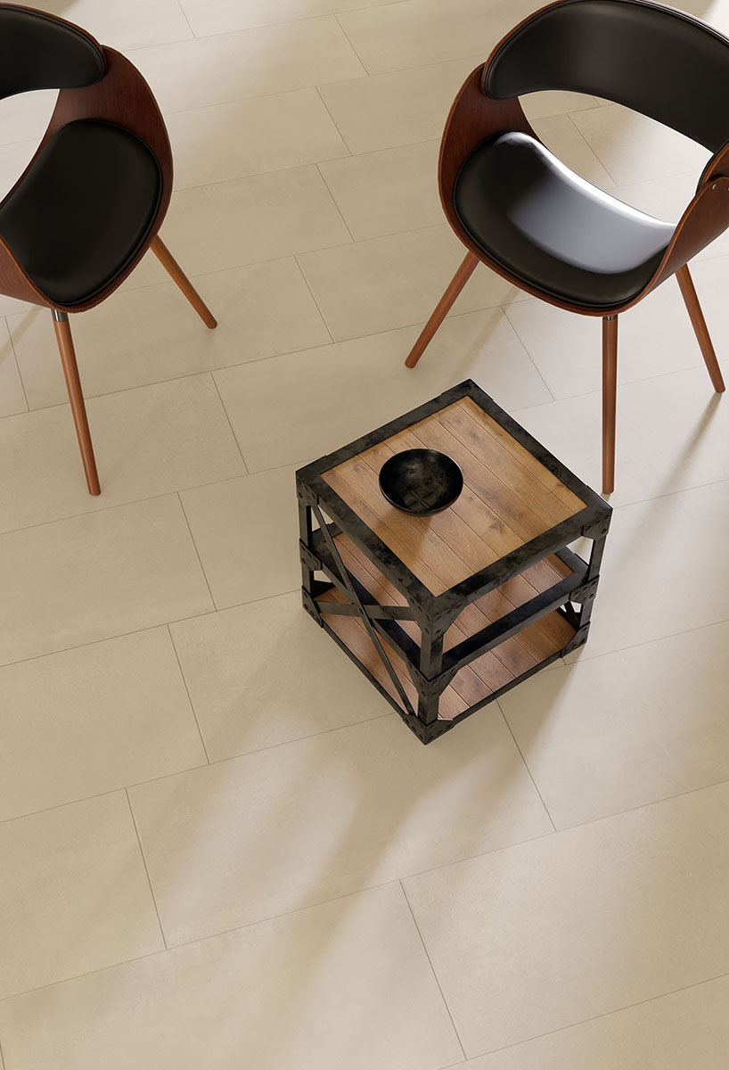 Carrelage Contemporain Effet Béton en Porcelaine Tortora 60X60 - Eman575